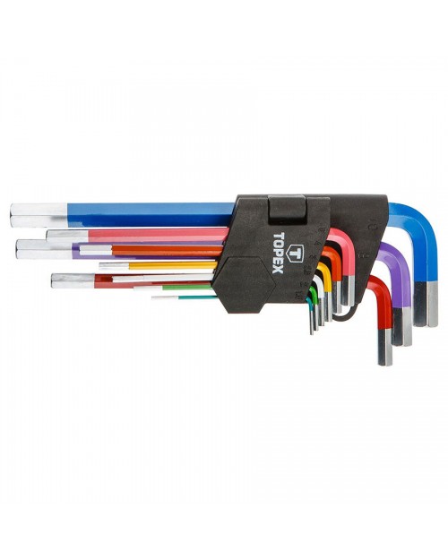TOPEX Κλειδιά άλλεν μακριά 1.5-10mm σετ 10τεμ 35D966