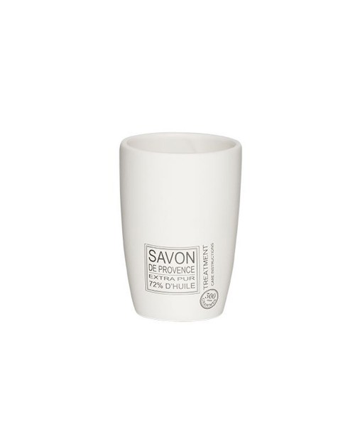 Sealskin Ποτήρι κεραμικό "Savon de Provence" λευκό 361750410