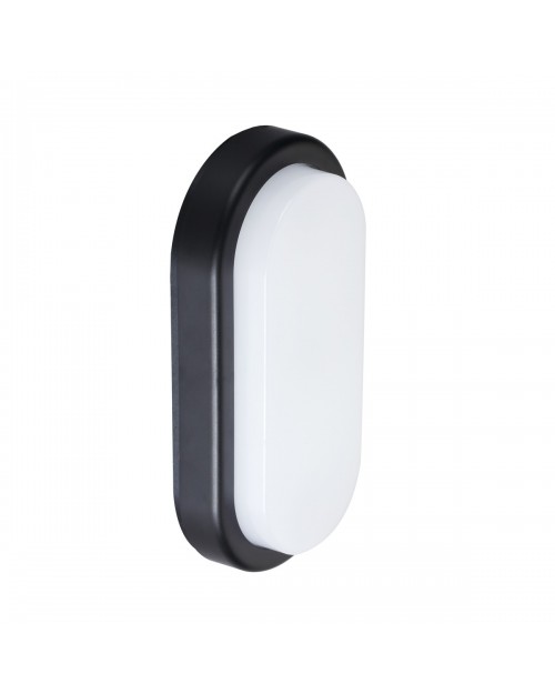 Φωτιστικό επιτοίχιο led 8w μαύρο  75169-338997