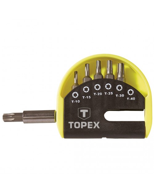 TOPEX Σετ Μύτες Torx 7Τ σε Θήκη 39D351