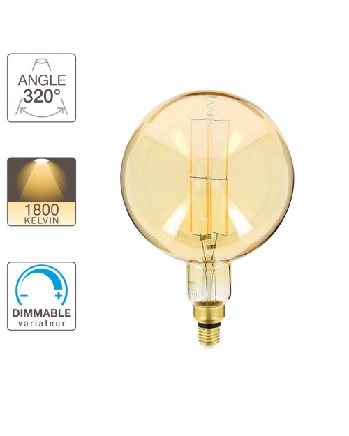 Xanlite Λάμπα G200 Vintage Cap E27 800LM D'Angle 8W 1800K  418568