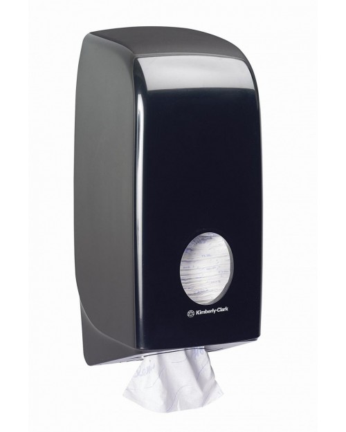 Kimberly Clark Professional Συσκευή Χαρτιού Υγείας σε Φύλλα Μαύρη