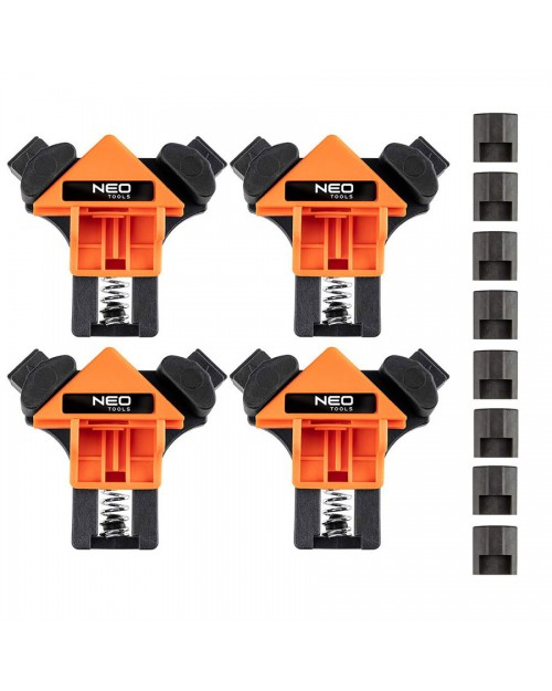 NEO TOOLS Σφιγκτήρες γωνιών σετ 4τεμ 45-492
