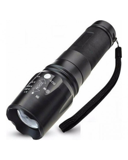 Φακός LED QUALITY 10W T6 Zoom Flash Light 453203785