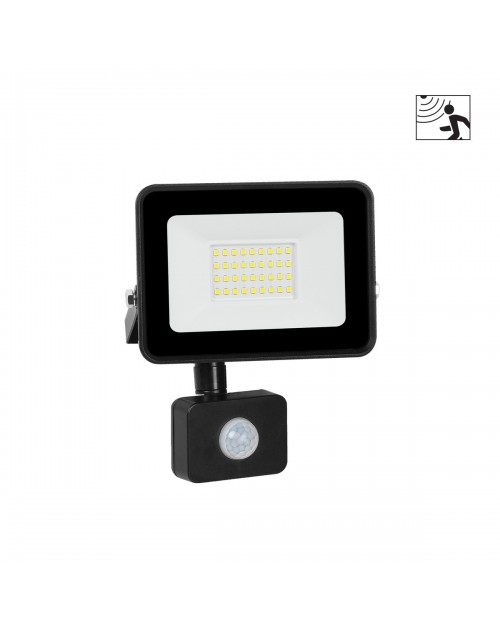 Προβολέας Led Floodlight 30W 6500K με αισθητήρα κίνησης  63158-166742