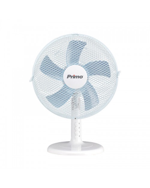 Primo Ανεμιστήρας Επιτραπέζιος PRTF-80509 12'' 30εκ. Λευκός 800509
