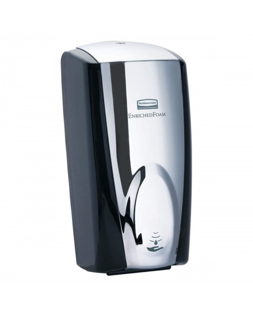 Rubbermaid Συσκευή Σαπουνιού Σε Αφρό 1Lt Μαύρη-Chrome Ηλεκτρονική 14x14x28,5 cm