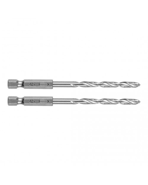 GRAPHITE Τρυπάνια μετάλλου ΗΕΧ 4.5mm σετ 2τ.  54T707