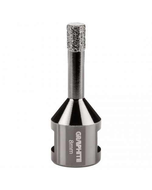 GRAPHITE Ποτηροτρύπανο διαμαντέ 08mmxM14  55H301