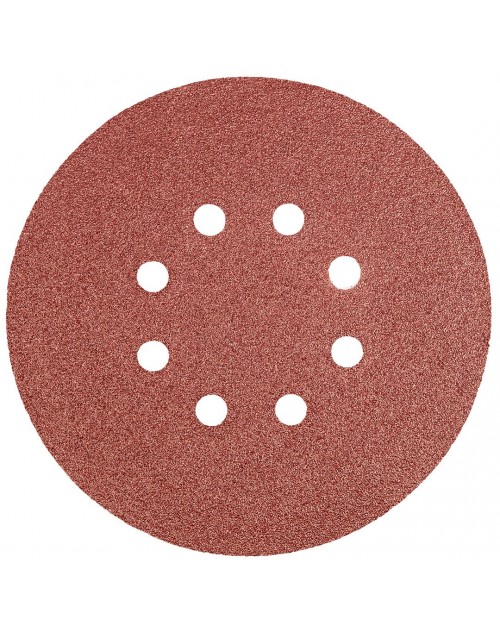 GRAPHITE Δίσκος λείανσης Velcro 150mm Κ80 5τ με 8 τρύπες  55H947