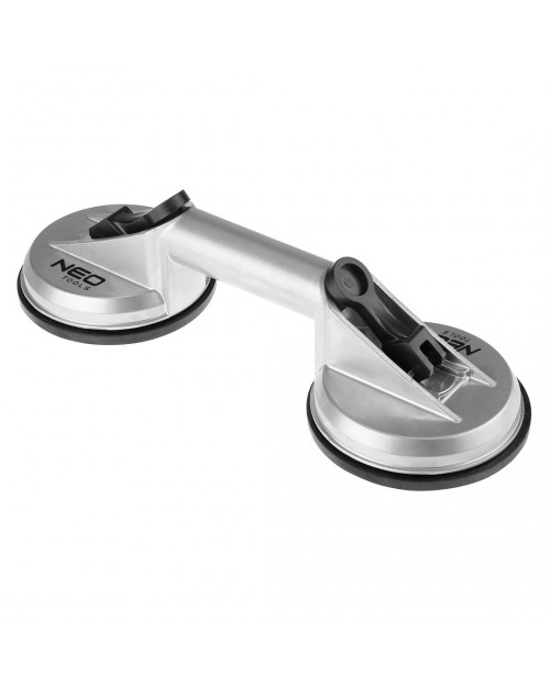 NEO TOOLS Βεντούζα τζαμιών αλουμινίου διπλή Ø120mm 100kg 56-802