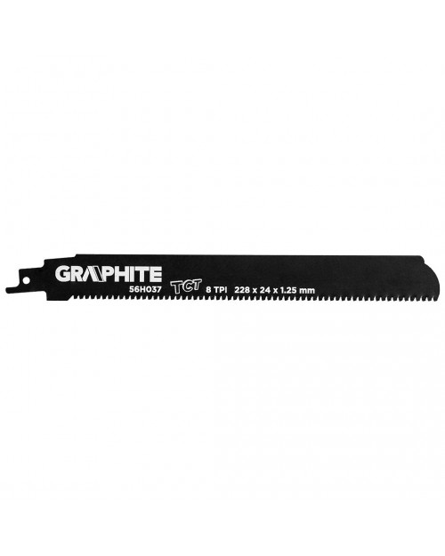 GRAPHITE Λάμα σπαθόσεγας καρβιδίου 228χ24χ1.25mm 8ΤΡΙ  56H037