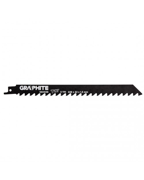 GRAPHITE Λάμα σπαθόσεγας 228χ22χ1.50mm 3ΤΡΙ  56H038