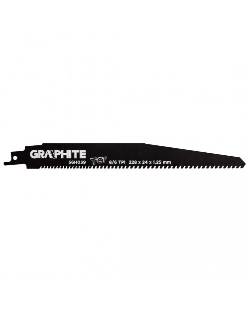 GRAPHITE Λάμα σπαθόσεγας 228χ24χ1.25mm 8/6ΤΡΙ  56H039