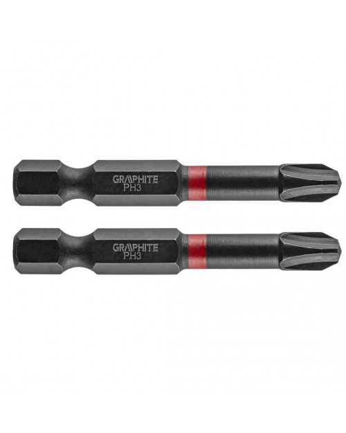 GRAPHITE Μύτη PH3X50mm σετ 2τ 56H520