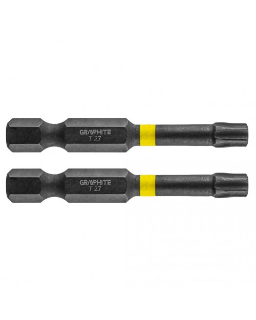 GRAPHITE Μύτη torx TX27X50mm σετ 2τ 56H527