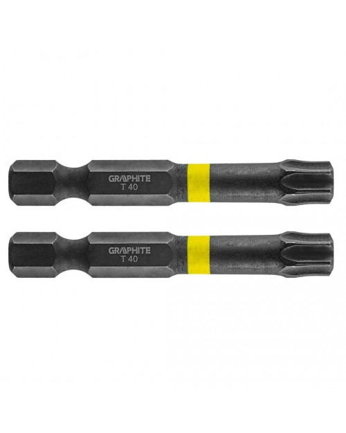 GRAPHITE Μύτη torx TX40X50mm σετ 2τ 56H529
