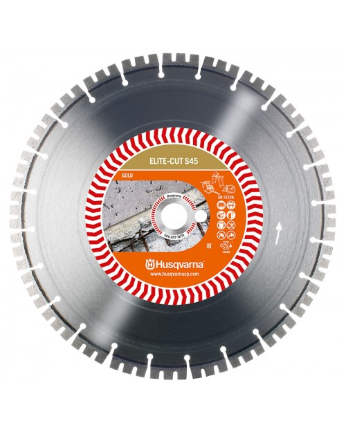 HUSQVARNA Δίσκος δομικών ELITE-CUT S45 400mm 579811630
