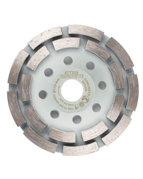 GRAPHITE Διαμαντόδισκος Λείανσης 125x22.2mm  57T324