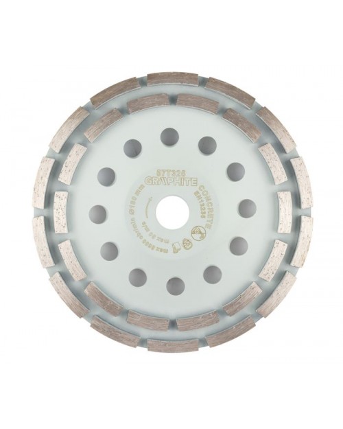 GRAPHITE Διαμαντόδισκος Λείανσης 180x22.2mm  57T325