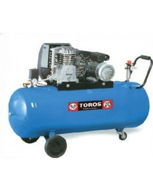 TOROS Αεροσυμπιεστής με ιμάντα 270lt/4Hp τριφασικός N4-270C-4T 602004