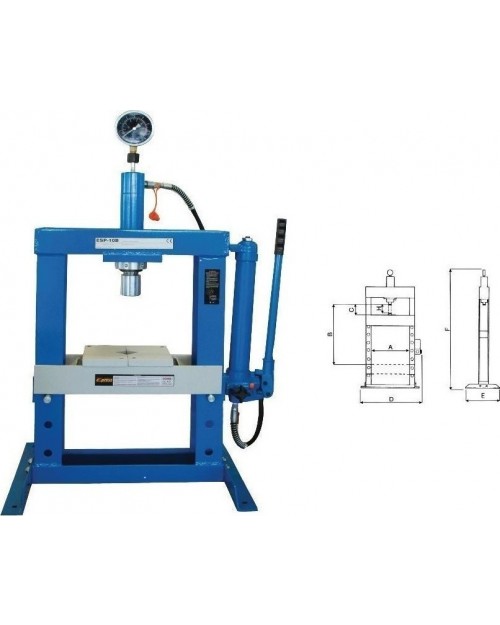 EXPRESS Πρέσα Υδραυλική Πάγκου 10ton 60625
