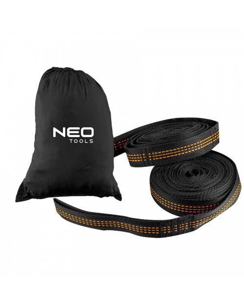 NEO TOOLS Ιμάντες στήριξης αιώρας 2.5m 300kg σετ 2τεμ 63-141