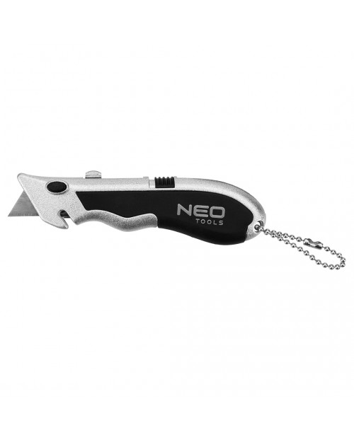 NEO TOOLS Μαχαίρι κοπίδι μίνι μεταλλικό & 4 λάμες 63-703