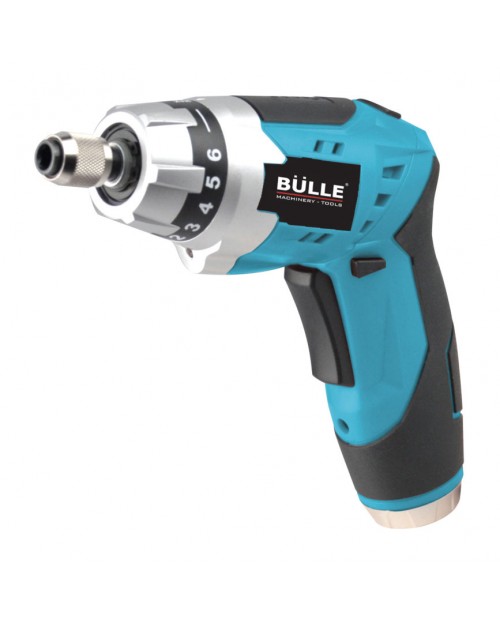 BULLE Κατσαβίδι Επαναφορτιζόμενο Λιθίου 3.6 Volt με 43 Εξαρτήματα και Βαλιτσάκι 63431