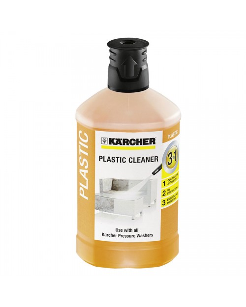 Kärcher 3 in 1 Καθαριστικό πλαστικών επιφανειών 1lt 6.295-758.0