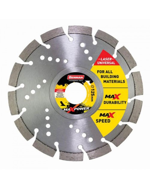 BENMAN Διαμαντόδισκος δομικών υλικών 115mm 74486