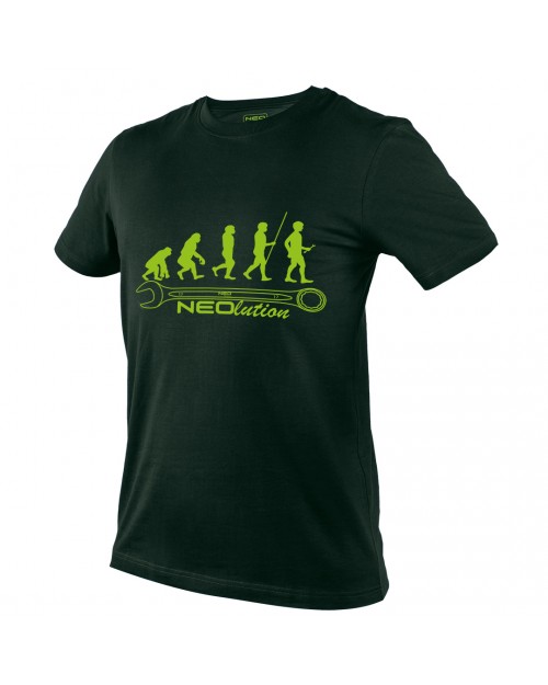 NEO TOOLS T-Shirt Neolution σκούρο πράσινο 81-640