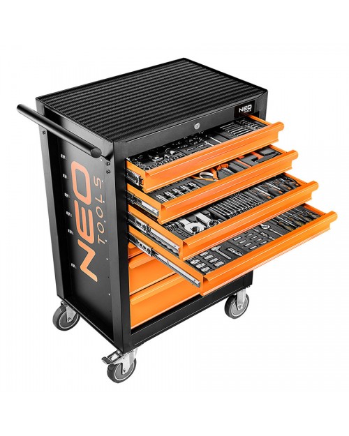 NEO TOOLS Εργαλειοφορέας 7 συρταριών με 176 εργαλεία 84-222-12