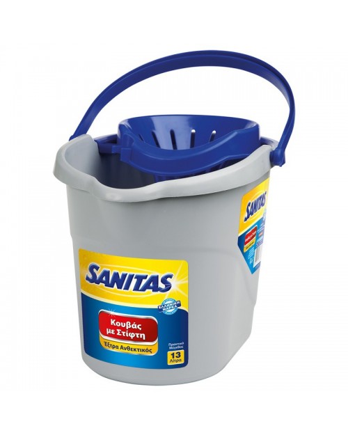 Sanitas Κουβάς με στίφτη 13L