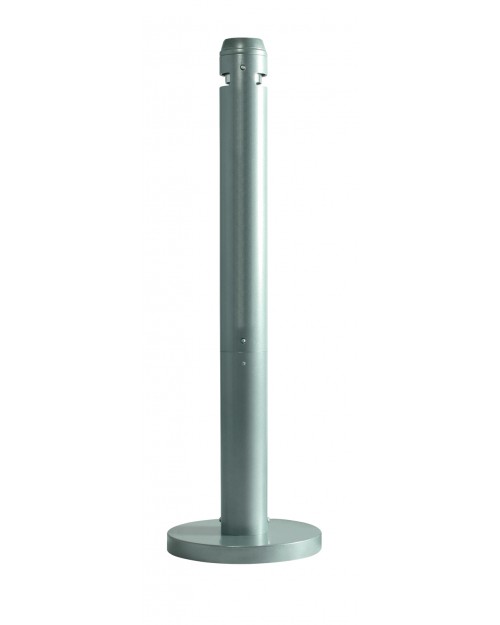 Rubbermaid Smoker’S Pole Σταχτοδοχείο Γκρι Μεταλλικό