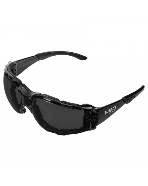 NEO TOOLS Γυαλιά εργασίας με ένθετο αφρού μαύρα 97-522