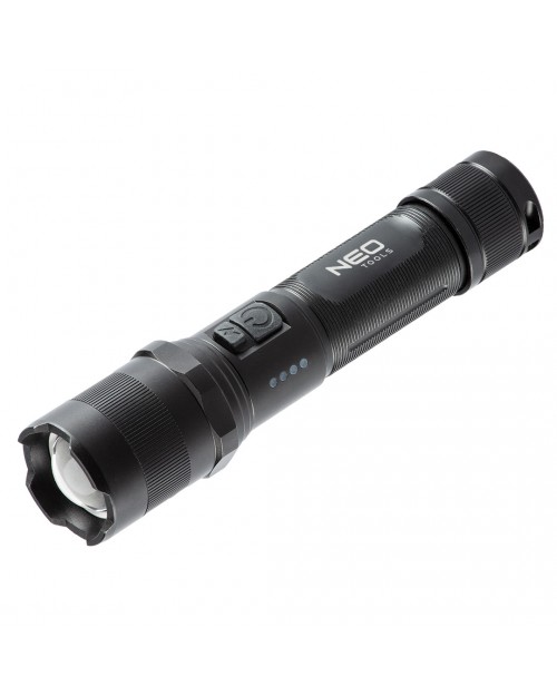 NEO TOOLS Φακός LED OSRAM P9 Επαναφορτιζόμενος 1000 lumens 99-035