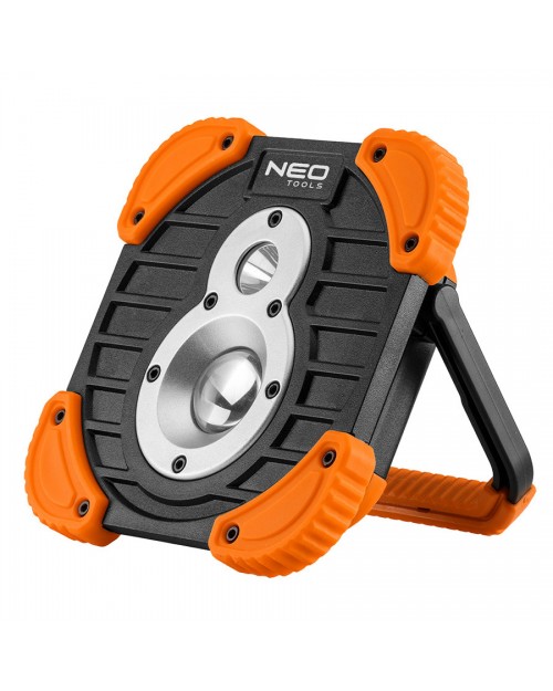 NEO TOOLS Προβολέας LED επαναφορτιζόμενος 750&250 Lumens 99-040