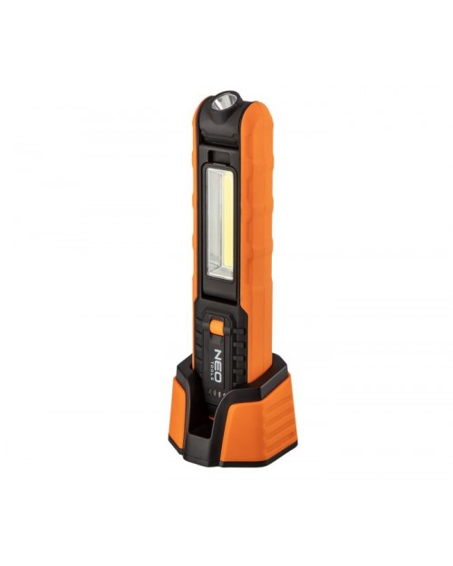 NEO TOOLS Φακός συνεργείου επαναφορτιζόμενος 2σε1 500Lumens 99-065