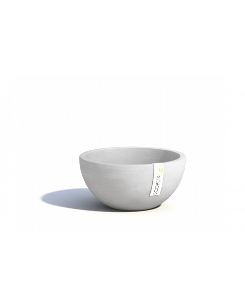 Μπωλ Ecopots Βρυξέλλες 25x12 εκ. Ανοιχτό Γκρι 3.6 lt EBR74.001.27S