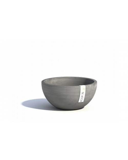 Μπωλ Ecopots Βρυξέλλες 30x14 εκ. Σκούρο Γκρι 6.5 lt EBR74.001.30G
