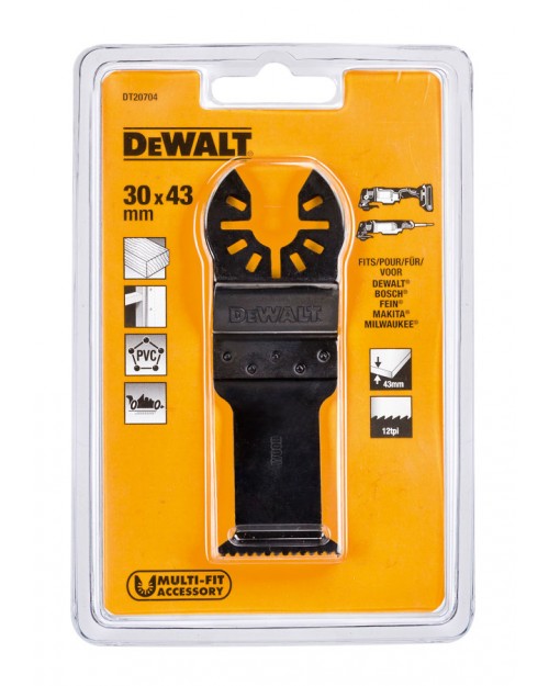 DeWALT Λεπίδα γρήγορης κοπής ξύλου 30χιλ x 43χιλ DT20704