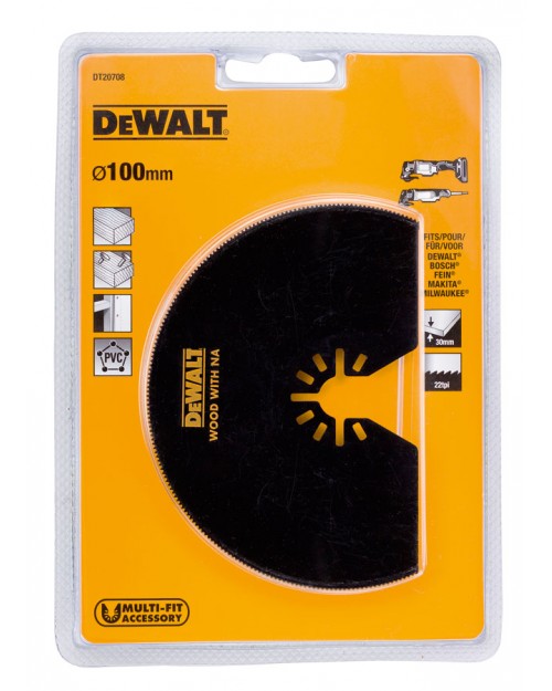 DeWALT Ημικύκλια λεπίδα 100χιλ DT20708