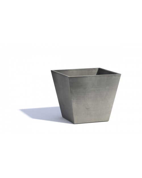 Γλάστρα Ecopots Ρότερνταμ 30x30x26,3 εκ. Σκούρο Γκρι 17 lt ERO74.005.30G