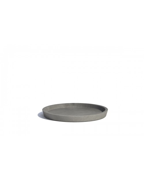 Πιατάκι Γλάστρας Ecopots Στρογγυλό 29x3 εκ. Σκούρο Γκρι ESR74.019.30G