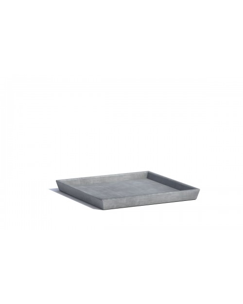 Πιατάκι Γλάστρας Ecopots Τετράγωνο 33.5x33.5x3.5 εκ. Μπλε Γκρι ESS74.015.40B