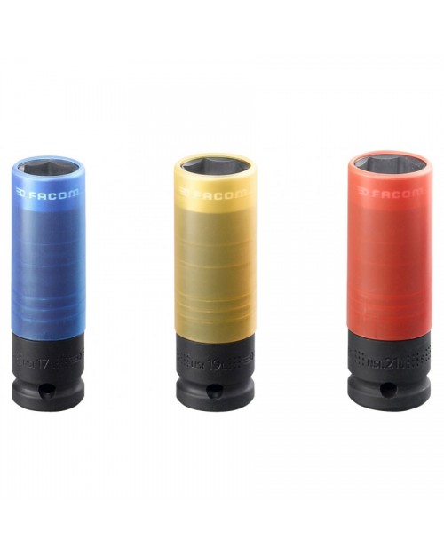 FACOM Σετ Καρυδάκια Impact Μακριά Ενισχυμένα 1/2'' NSI.3LPB