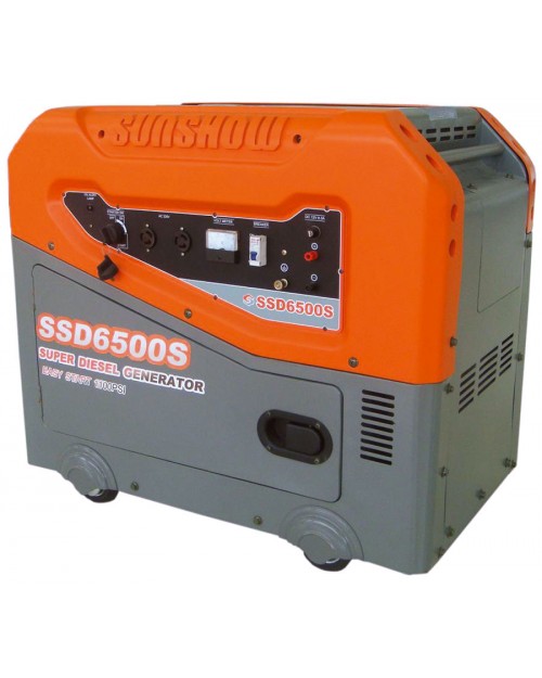 SUNSHOW Γεννήτρια Πετρελαίου Μονοφασική 5000W SSD6500S