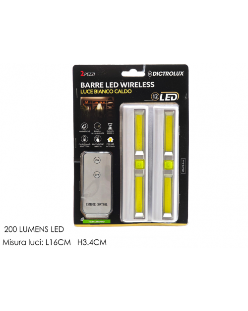 Solar Closet Light – LED Λάμπα Ντουλάπας με Δύο Ράβδους και Αισθητήρα Κίνησης 747622