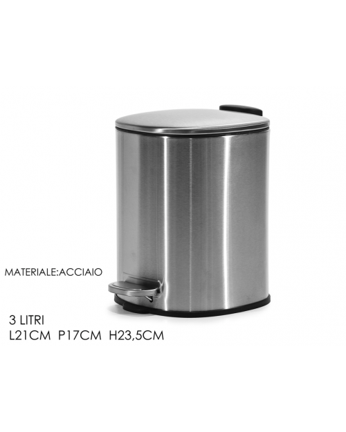 Καλάθι απορριμμάτων 3lit satin  726955A